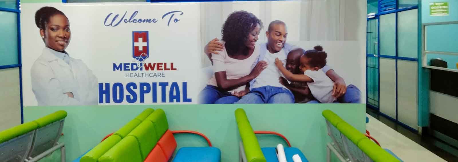 interior sign on wall inside a restaurant